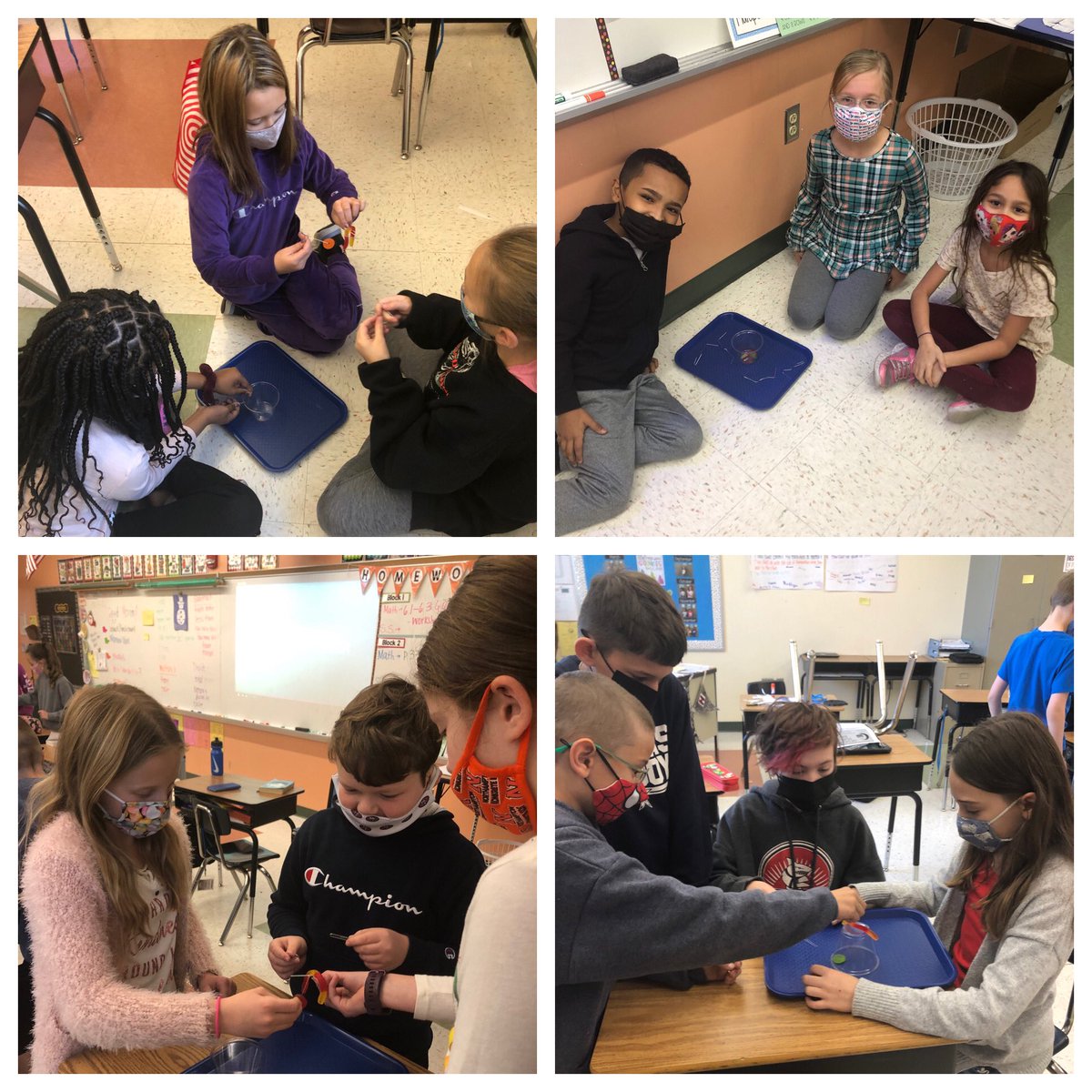 MrsJ4rrah's tweet photo. Working together to save our friend, Fred! 🪱 #teamworkmakesthedreamwork #STEMchallenge #kkidpride https://t.co/Oyl4Zc7lGt