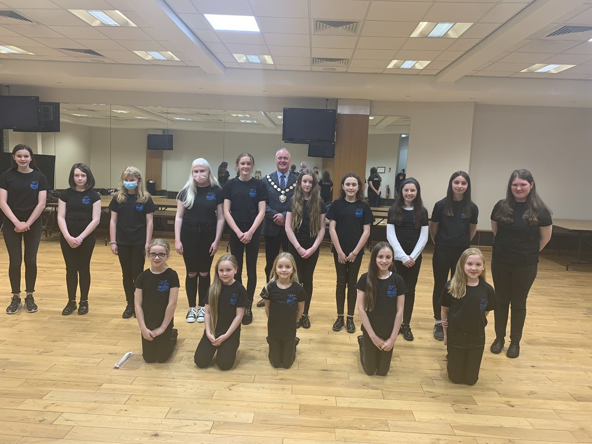 Thanks to the chairperson of <a href="/MidUlster_DC/">Mid Ulster Council</a> for coming along to support our final practise for the Ulster Hall with our patron the gorgeous <a href="/kerryjaneellis1/">.</a>