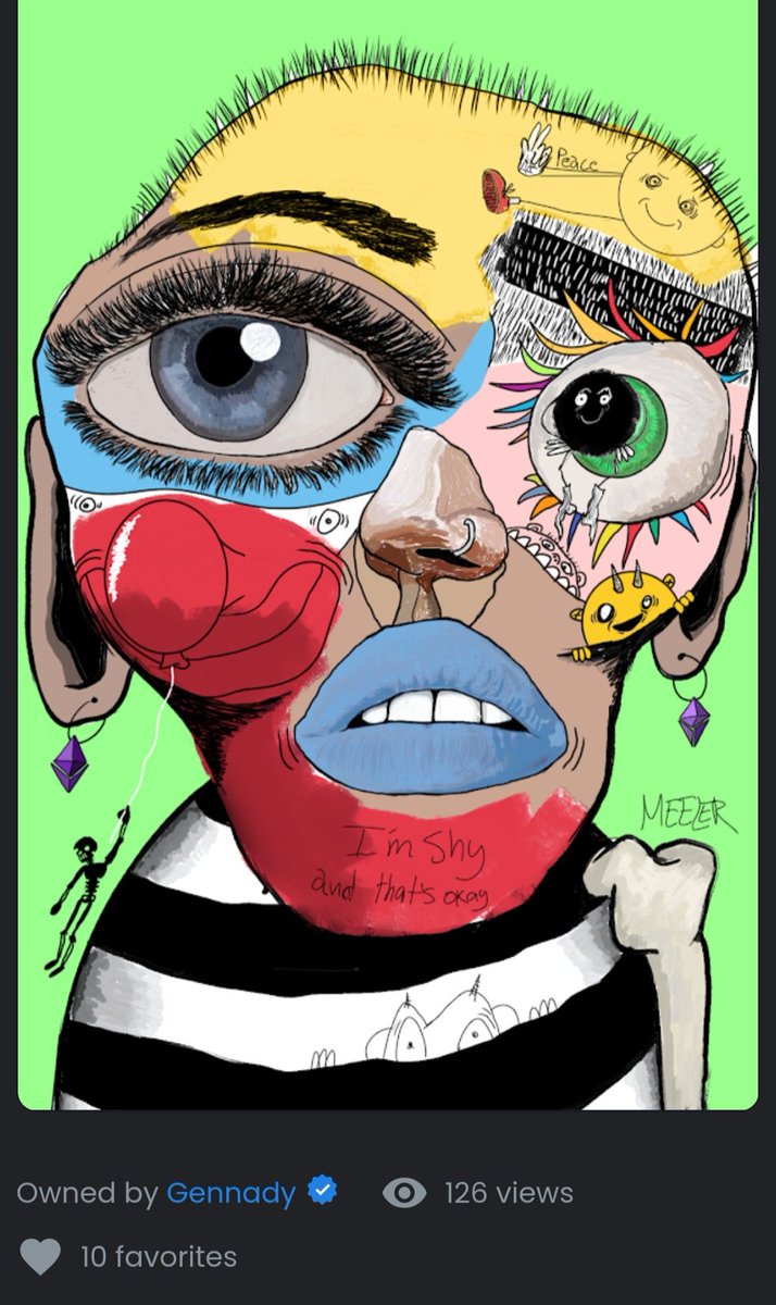 I'm so very grateful &amp; honored that <a href="/garyvee/">Gary Vaynerchuk</a> just bought my piece. You don't know what this man means to me. He got me out of my depression &amp; into such a better mind state. He did all of it through his amazing psyche he has and talks about. Go read his new book 12 &amp; half. Thank u