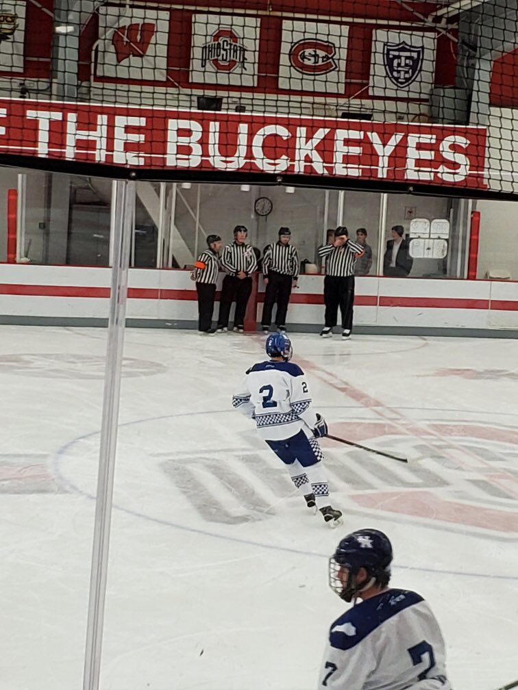OOPioneerHockey's tweet photo. Great to see Pioneer alum Clay Headlee (University of Kentucky) in town to take on the Buckeyes! https://t.co/JjPSxoXSS8