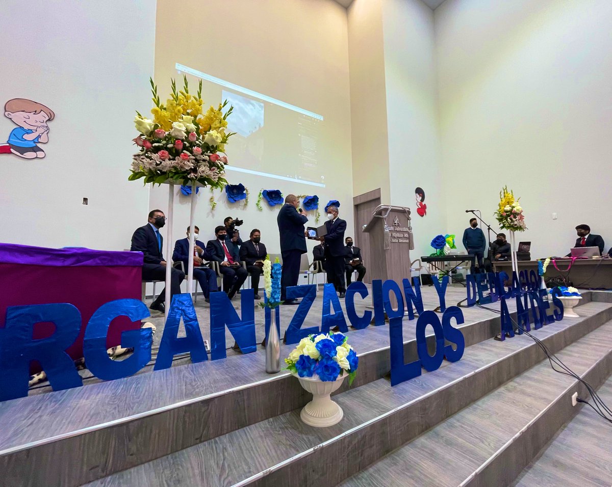 Reconocimiento a la Misión del Lago Titicaca por el apoyo brindado en la construcción del nuevo templo de la iglesia Los Andes.  #MLT #JuntosHastaTerminarLaObra