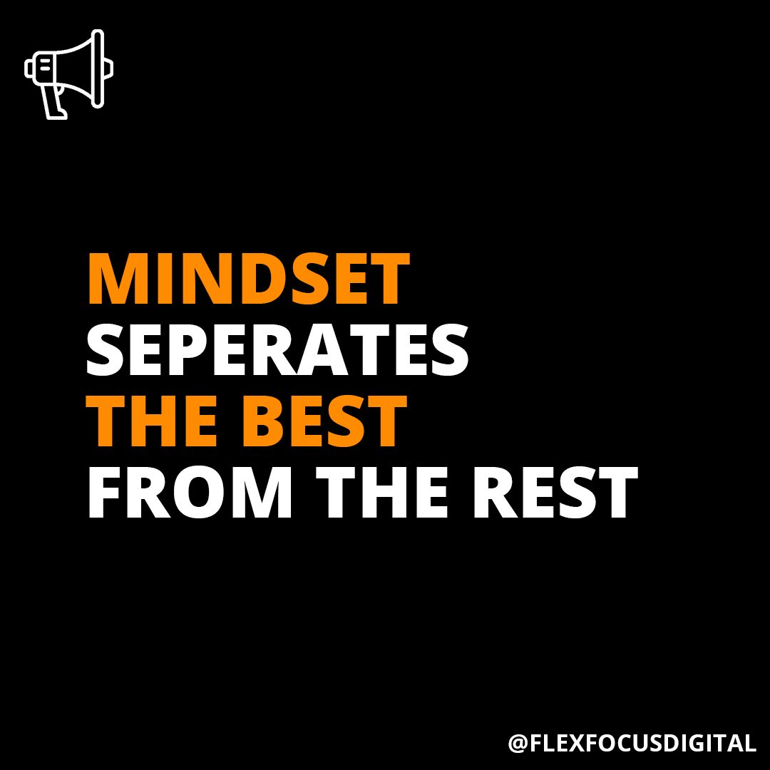 FlexFocusDigi's tweet photo. A "growth mindset" is a prerequisite for success. #mindsetmatters https://t.co/dgAecr0XGf