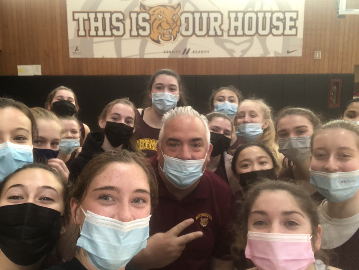 Awesome morning in the gym. Thanks to <a href="/psgirlshoop/">Plymouth South HS Girls Basketball</a> and <a href="/MonomoyGVBBall/">Monomoy Girls Basketball</a> for coming down. Two class programs - good luck this season. We did a lot of great things and have a lot of work to do. #FAMILY <a href="/wildcatnationAD/">Weymouth High School Athletics</a> <a href="/WeymouthHSpride/">WHS Principal Pride</a>