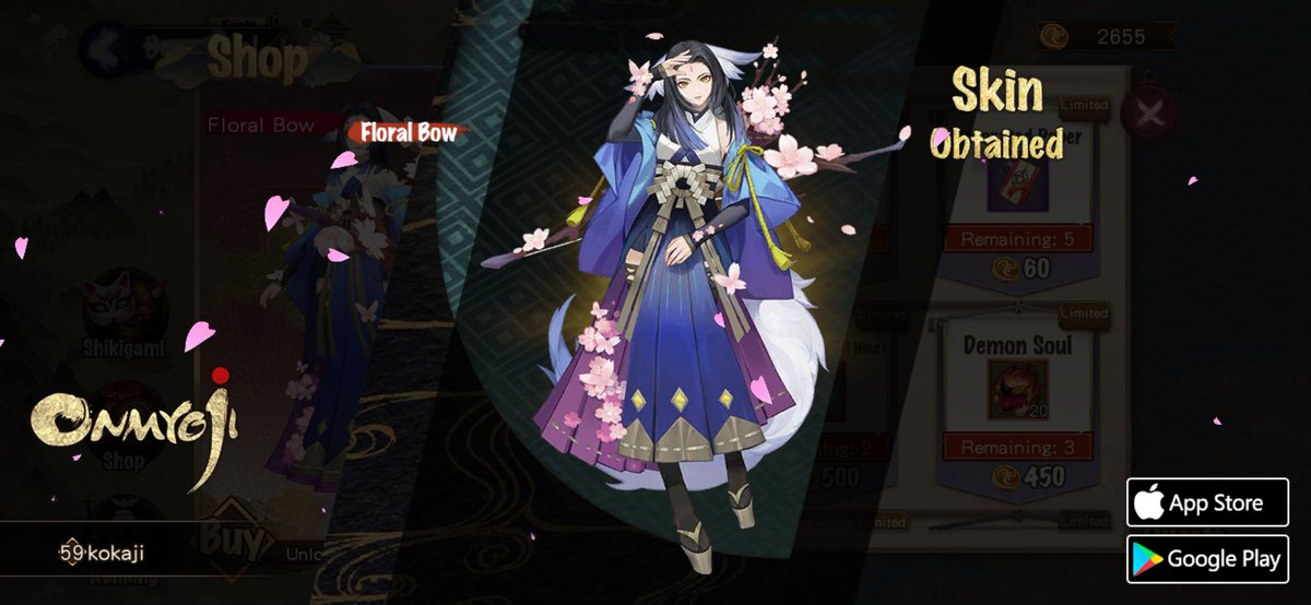 brian_ly83's tweet photo. #Onmyoji# I got a brand new rare skin! Check it out and try your luck! https://t.co/T7dMXxiqRX