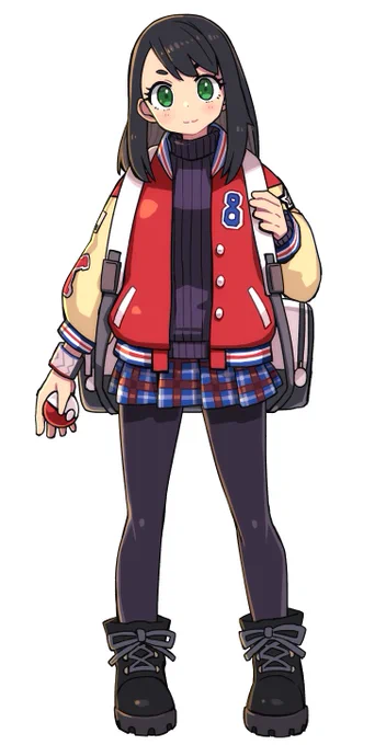 久々にポケモン剣盾起動したらウチの主人公可愛すぎてびっくりしたので描きました。アルセウスも好みのキャラメイクできるといいなあ。 