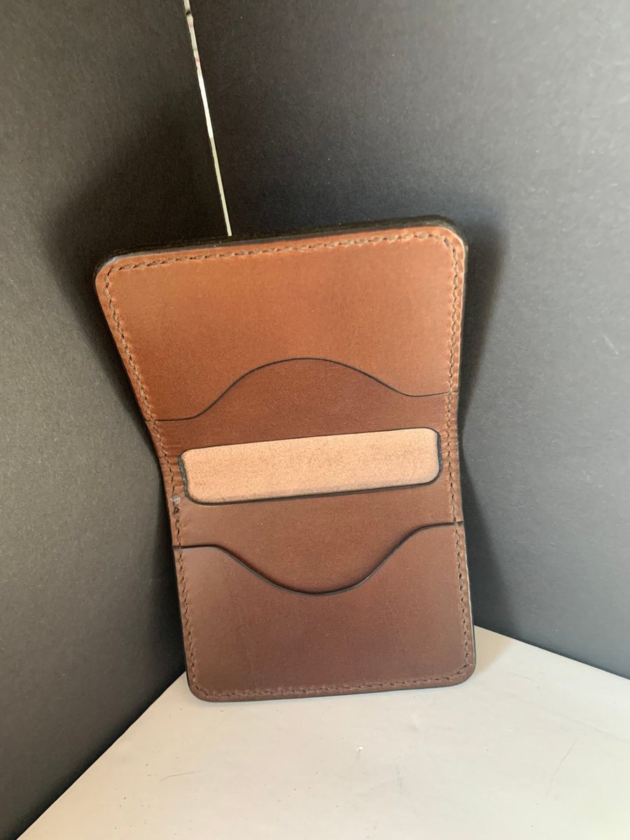 Handmade Leather Bi-fold Wallet
etsy.me/3djkQ9w

 #etsy #stockingstuffer #christmasgift #wallet #bifoldwallet #leathercrafted