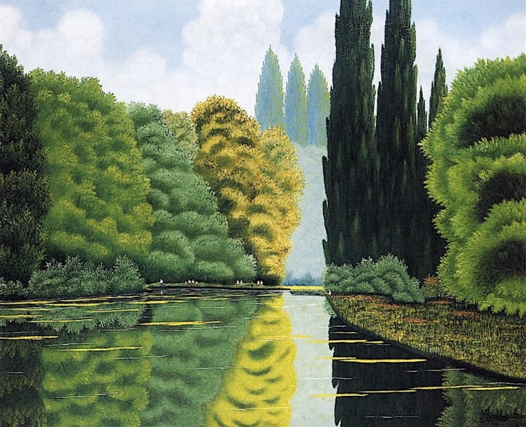 fraveris's tweet photo. “The reflection is to colors what the echo is to sounds.”
(Joseph Joubert)
Camille Bombois (France, 1883-1970) "Lac avec Cyprès (Lake with Cypress)", 1937.
Oil on canvas https://t.co/OBaFPxiQuF