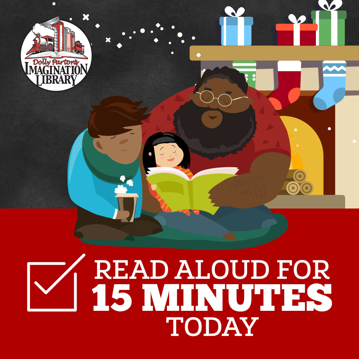 dollyslibrary's tweet photo. Here's a reminder to read aloud for 15 minutes every day! It's a great way to bond with your little one, while also encouraging them to #DreamMore! #DollysLibrary https://t.co/Qc92RkOzN0