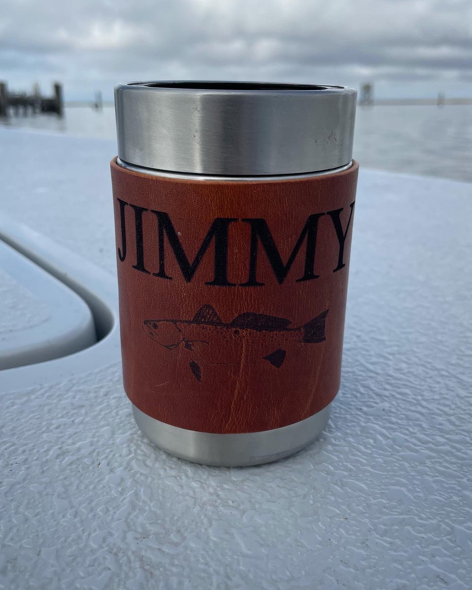 jlo2613's tweet photo. Wrapped koozie for Capt Jimmy with Fishmaster Guide Service in Port Sulphur, LA. #horweenleather #koozie #koozielife #portsulphurlouisiana #fishmasterguideservice https://t.co/kzbvzT8I4e