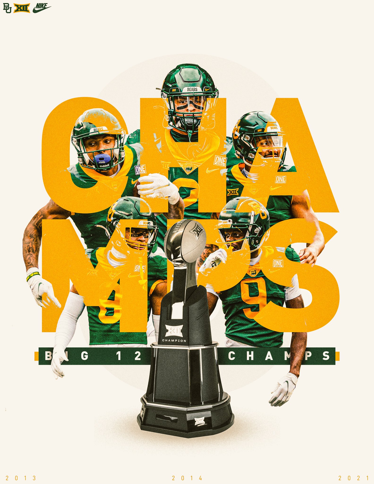 Baylor Football on Twitter "𝐁𝐈𝐆 𝟏𝟐 𝐂𝐇𝐀𝐌𝐏𝐒 𝐀𝐆𝐀𝐈𝐍 NNFor the 3⃣rd