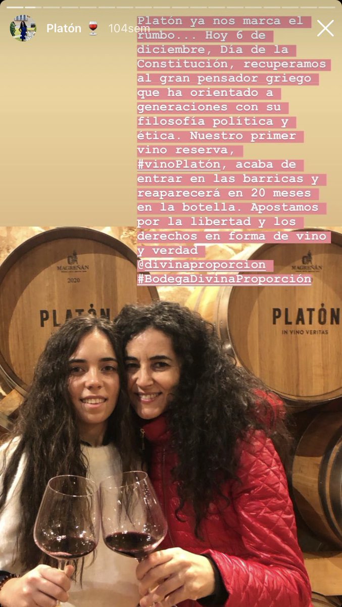 cristinasjr's tweet photo. 🍷🌏El 6-XII-2019, #VinoPlatón entraba en la sala de barricas de @divproporcion. Dos años después, es un vino reserva muy original y la gran marca ya en todo el mundo❤️
#VinoDeAutor #BodegaFamiliar #BodegaDivinaProporción #DeToroAlMundo
#LaBodegueraMásJovenDeEspaña #LucíaSanJosé https://t.co/9WAp1B2Nt9