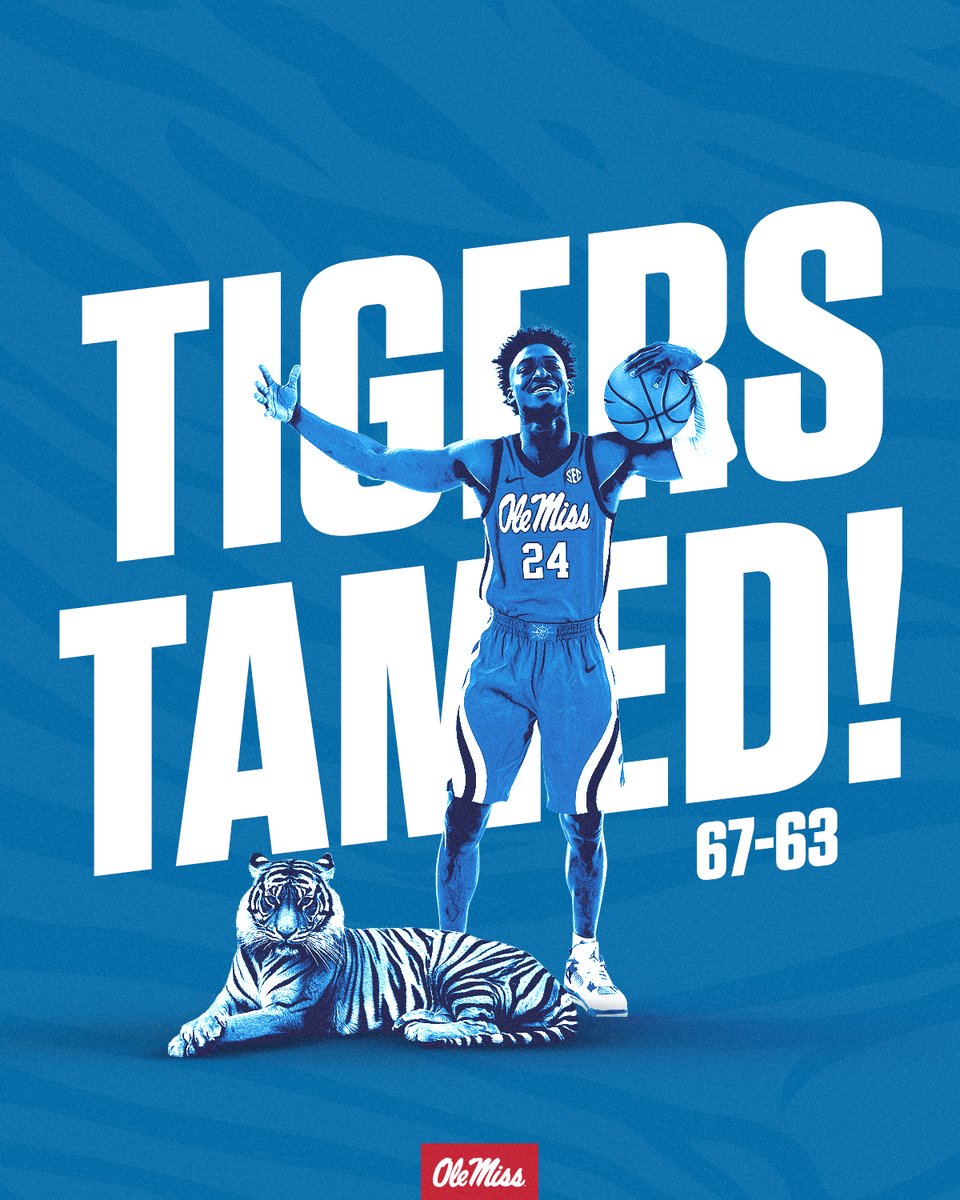 OleMissMBB's tweet image. TAMED.