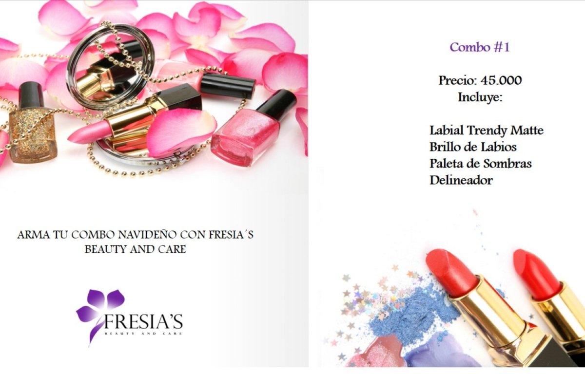 FresiasBC's tweet photo. Tenemos #MegaRifa y #Combos, vayan a nuestro DM pidan su número o pidan el listado de productos para armar su combo 😍.
Rifa 12.000 pesos, set de maquillaje completo y kit desmaquillante como premios, tenemos unas sorpresa más para la ganadora 🥰. https://t.co/n2tsSS4jl1