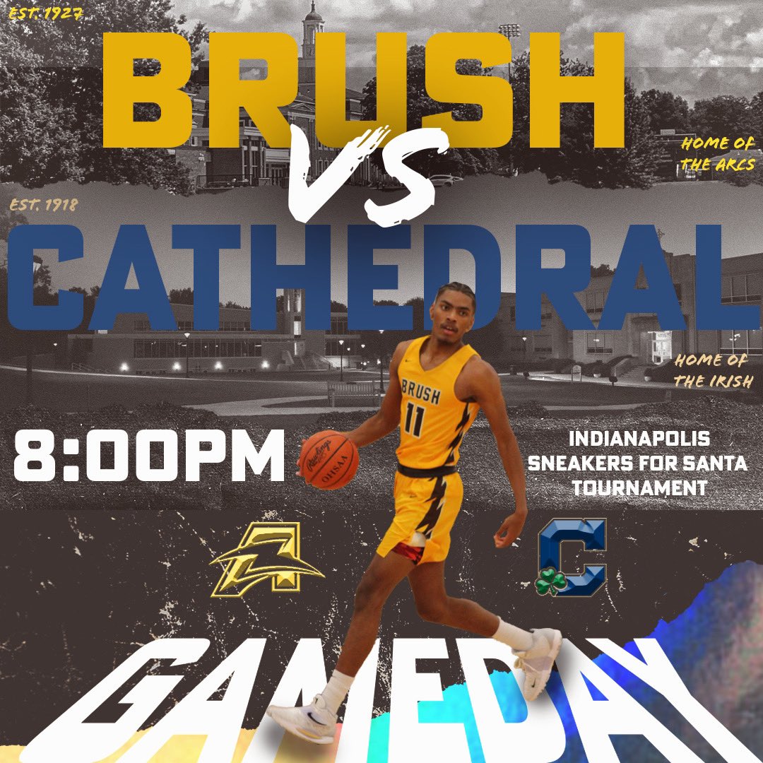 TheArcPack's tweet photo. Brush takes a trip out of state to take on one of Indiana’s top teams! Tipoff at 8pm #goarcs @NEOZoneHS https://t.co/iFtd6OLKKU