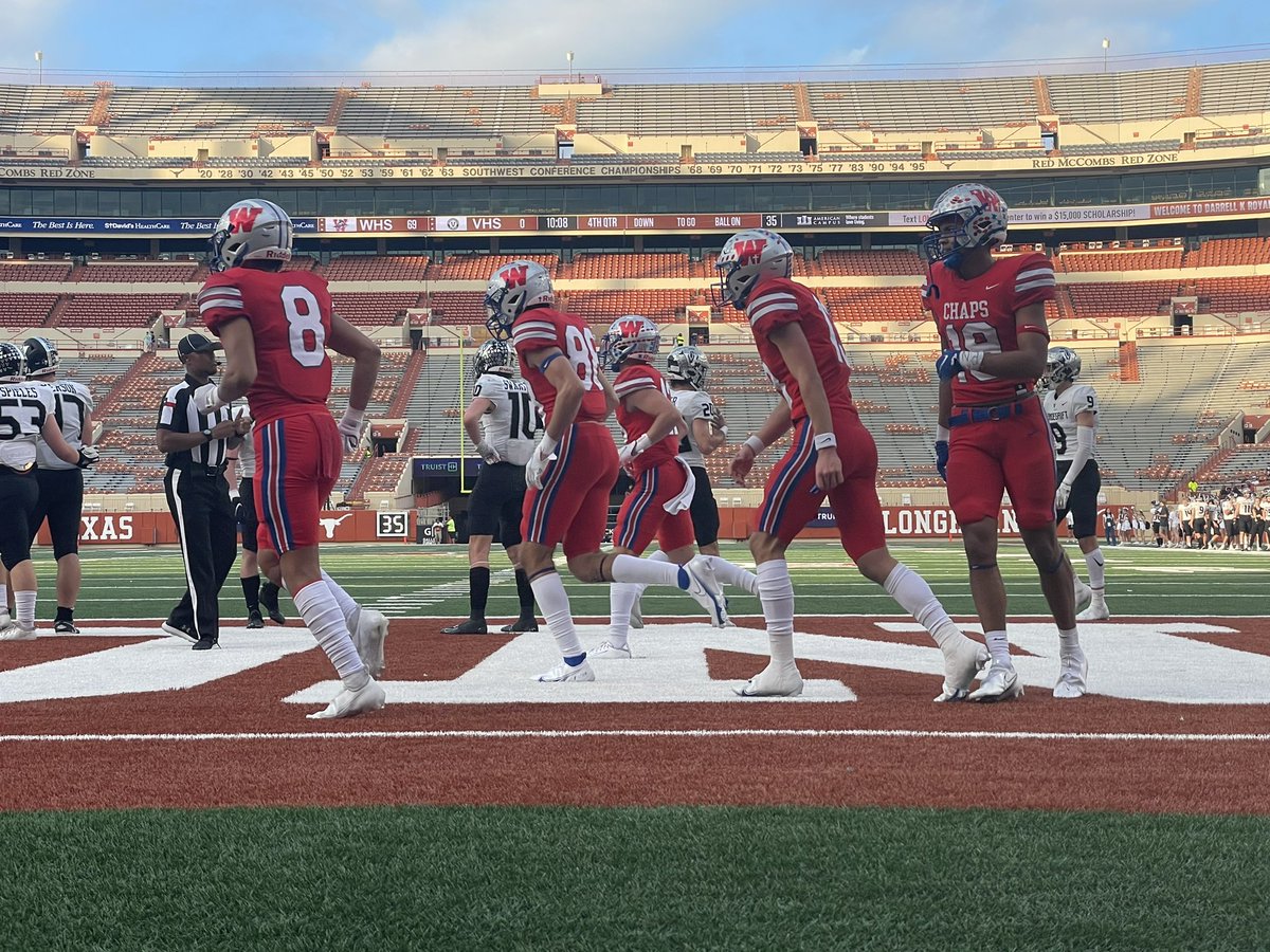 Andrew McCulloch (@byandymcculloch) on Twitter photo Westlake senior QB Christian Edgar (<a href="/CEdgar2022/">Christian Edgar</a>) scores his team’s 9th rushing TD of the game
Edgar’s 11-yard TD run has given Austin Westlake a surreal 70-0 lead on Austin Vandegrift in Round 4️⃣ of the 6A DII #txhsfbplayoffs with 10:08 left in the Region IV #txhsfb championship Westlake senior QB Christian Edgar (<a href="/CEdgar2022/">Christian Edgar</a>) scores his team’s 9th rushing TD of the game
Edgar’s 11-yard TD run has given Austin Westlake a surreal 70-0 lead on Austin Vandegrift in Round 4️⃣ of the 6A DII #txhsfbplayoffs with 10:08 left in the Region IV #txhsfb championship