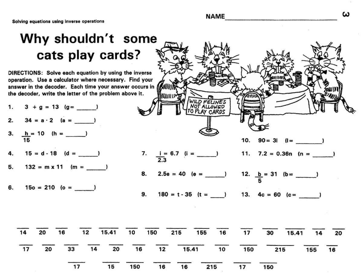 If you've also used worksheets to teach your students math, then I've recorded a webinar you'll want to check out. It's called Why We Should Reconsider Using Worksheets (And What We Should Be Doing Instead), with K-5 &amp; 6-12 versions.
robertkaplinsky.com/worksheets #iteachmath #MTBoS #pd