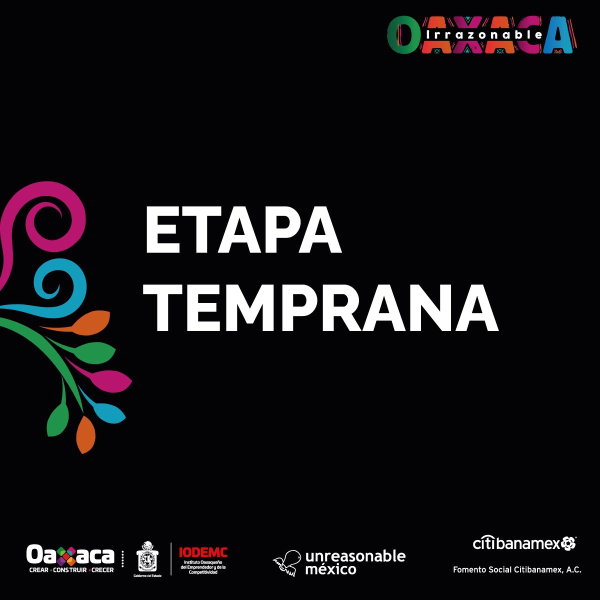 irrazonables_'s tweet photo. #OaxacaIrrazonable presenta: en la etapa temprana y en la etapa crecimiento, he aquí a los emprendedores ganadores. ✨
Gracias a todas y todos por sus asombrosos proyectos. 🎉
#Oaxaca #Citibanamex #Emprendedo @CitibanamexCS https://t.co/Uz2GstLM10