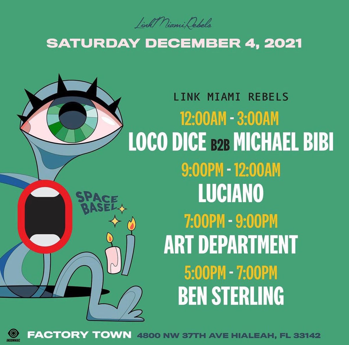 Zeledon_D's tweet photo. Today is going to be a day full of DEBAUCHERY.!!! B2b partiessss.. DEAR GAWDDDDDDD.. mentally preparing myself for the grooves and no sleep.!!!! Hahah
#ArtBasel #SpaceBasel @ParadisePrds https://t.co/j5uJMl3p2d