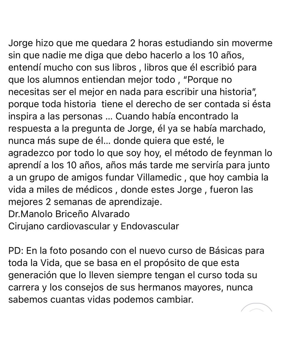 VillamedicGroup's tweet photo. EL PEOR ALUMNO
————————-
Gran reflexión ♥️ https://t.co/Aw0fHZCs9l
