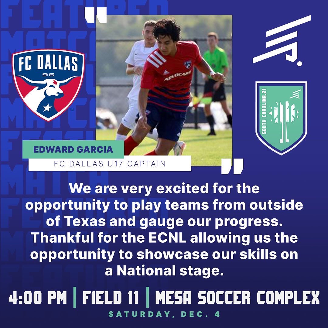 ECNLboys's tweet photo. Mutual respect between @FCDallasYouth and @OP_BOYS_ECNL, setting up an exciting Featured Match for Day 2. #ECNLSC https://t.co/Z3mrTDdQxZ