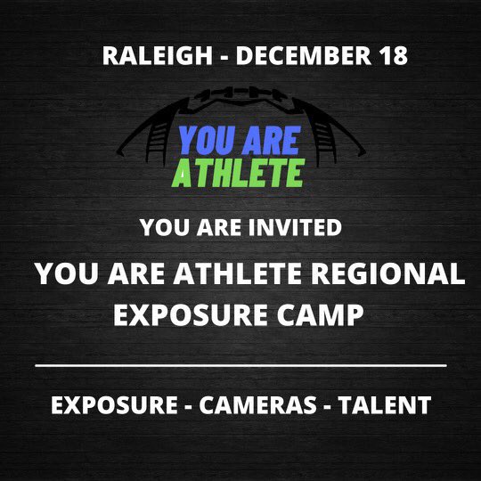 Cal3bKM's tweet photo. Thankful for the opportunity 🙏@youareathlete https://t.co/cLBL0srHmO