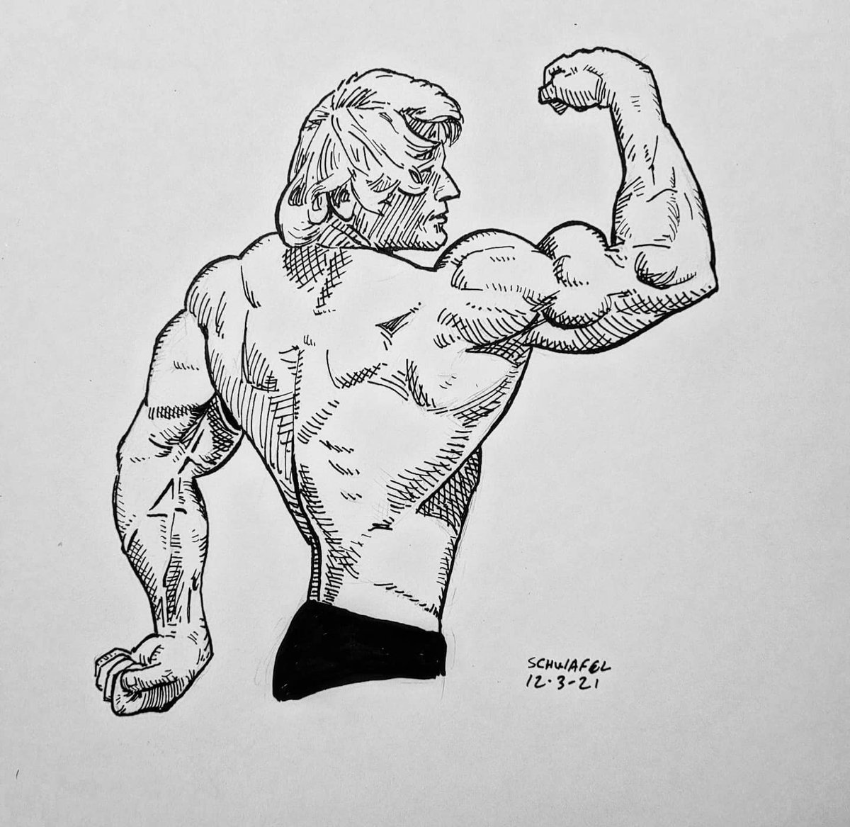 DrNealAxe's tweet photo. My tribute to the Blond Bomber, #davedraper https://t.co/PfPoM5JBEL