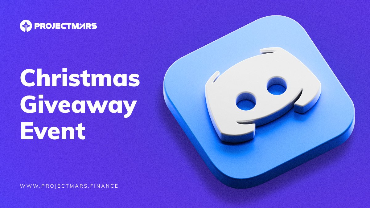 🎉Limited-Time! Christmas $MARS giveaway event 🎉

🚀Special Community Event🚀

Steps to enter👇
1⃣Join Martian Discord discord.com/invite/XeTZEjt…
2⃣React in channel #martian-role-giveaway 
3⃣Earn $MARS

💎💎💎💎💎💎
⏳: 30 days
#MARSTOMARS #MARS #Metaverse