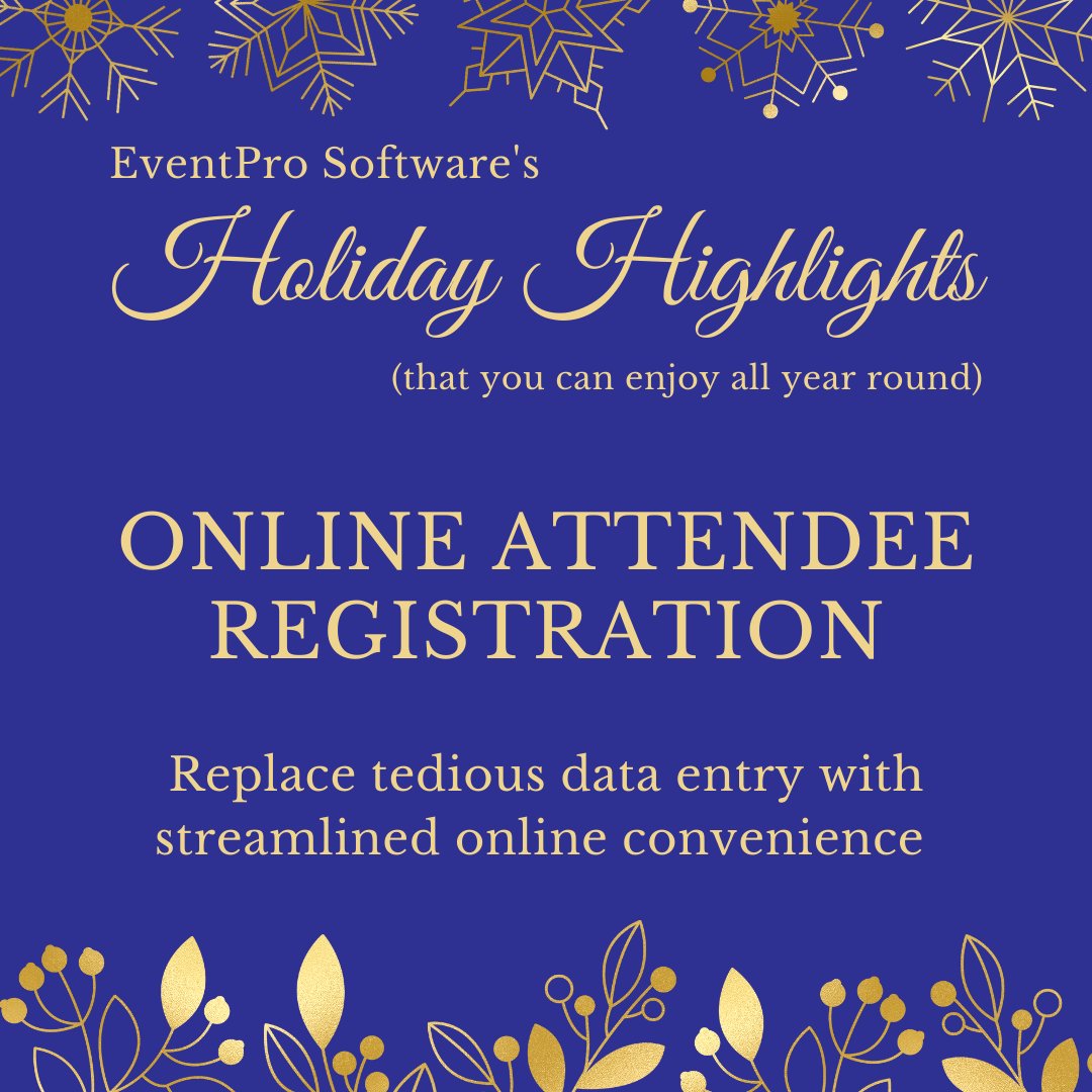 Streamline the attendee registration process with EventPro’s EPConnect web integration.
Learn more at eventpro.net/online-event-r…
#eventprosoftware #holidayhighlights #eventprofs #eventtech #eventmanagement #eventplanning #meetingprofs #onlineregistration #attendeeregistration