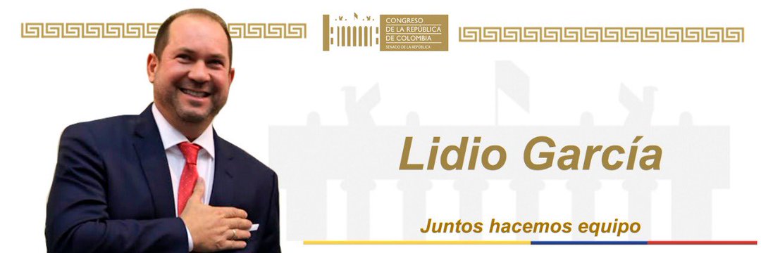Senador, <a href="/Lidiosenado/">Lidio Garcia Turbay</a> cuente con mi voto y el de toda mi familia.