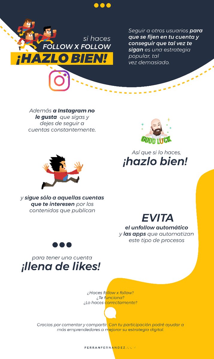 ffernandez_es's tweet photo. Si haces Follow ❌ Follow en Instagram...
¡¡ Hazlo bien !!
#instagram #ig #tipsdeinstagram #crecereninstagram #crecerenredessociales #redessociales #emprendedores #emprendedor https://t.co/vaTqloY0bL