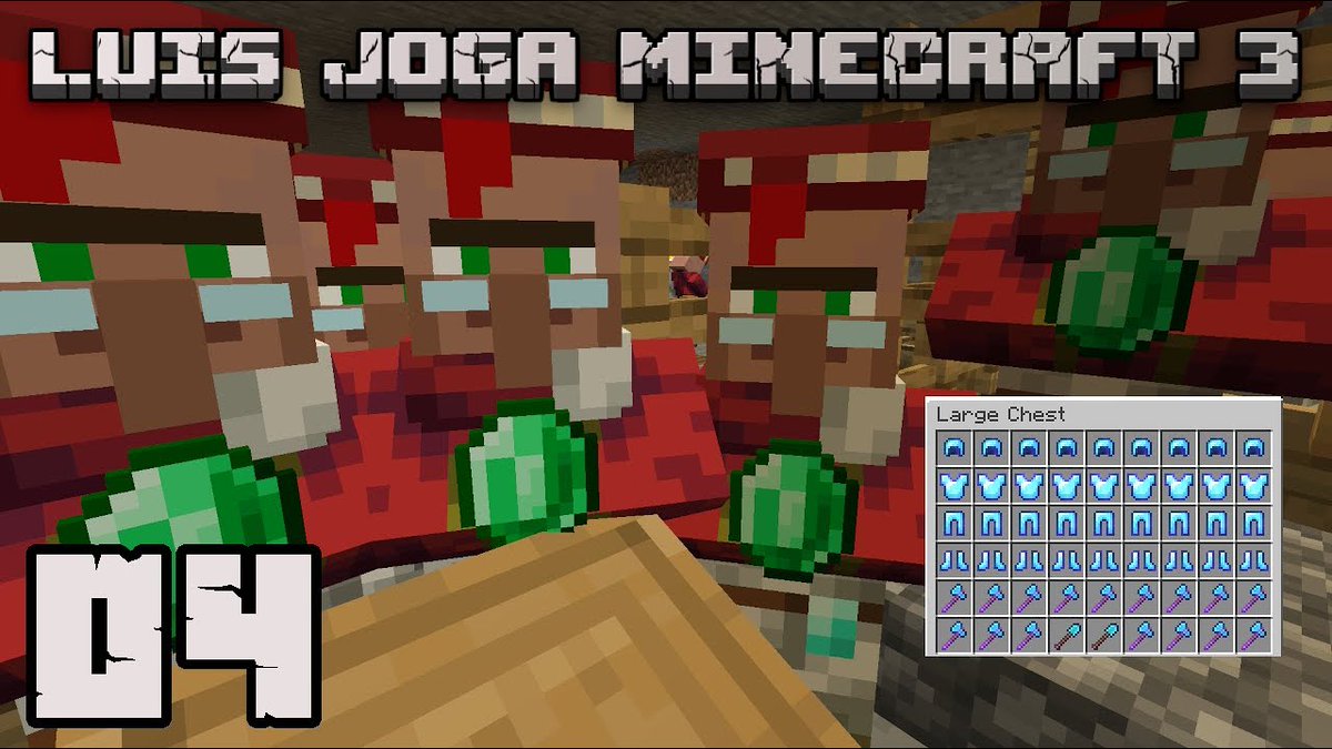 Vídeo novo do nosso português favorito!
<a href="/Luis23TV/">Luis23TV</a> 

📹 ┃ Titulo: Luis Joga Minecraft 3 - Em busca dos melhores Encantamentos - Ep.4 

🔗 ┃ Link: youtube.com/watch?v=yV27C1…
