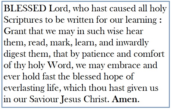 📖 As we enter the second week of Advent, we pray that we might hear, read, mark, learn, and inwardly digest the Word of God in such a way as to receive the fruitful grace given in Jesus Christ, Our Lord.

#Advent #BCP #bcp1662 #PBS #prayerbooksociety #churchofengland