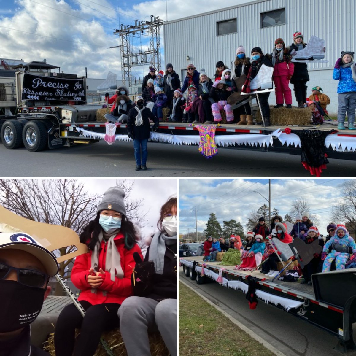 MusicalLives's tweet photo. Christmas Parade with Hespeler Skating Club in Cambridge, ON, Canada. Happy Holidays! 

#volunteer #volunteering #happyholidays #christmas #parade https://t.co/hsLDlhT67j