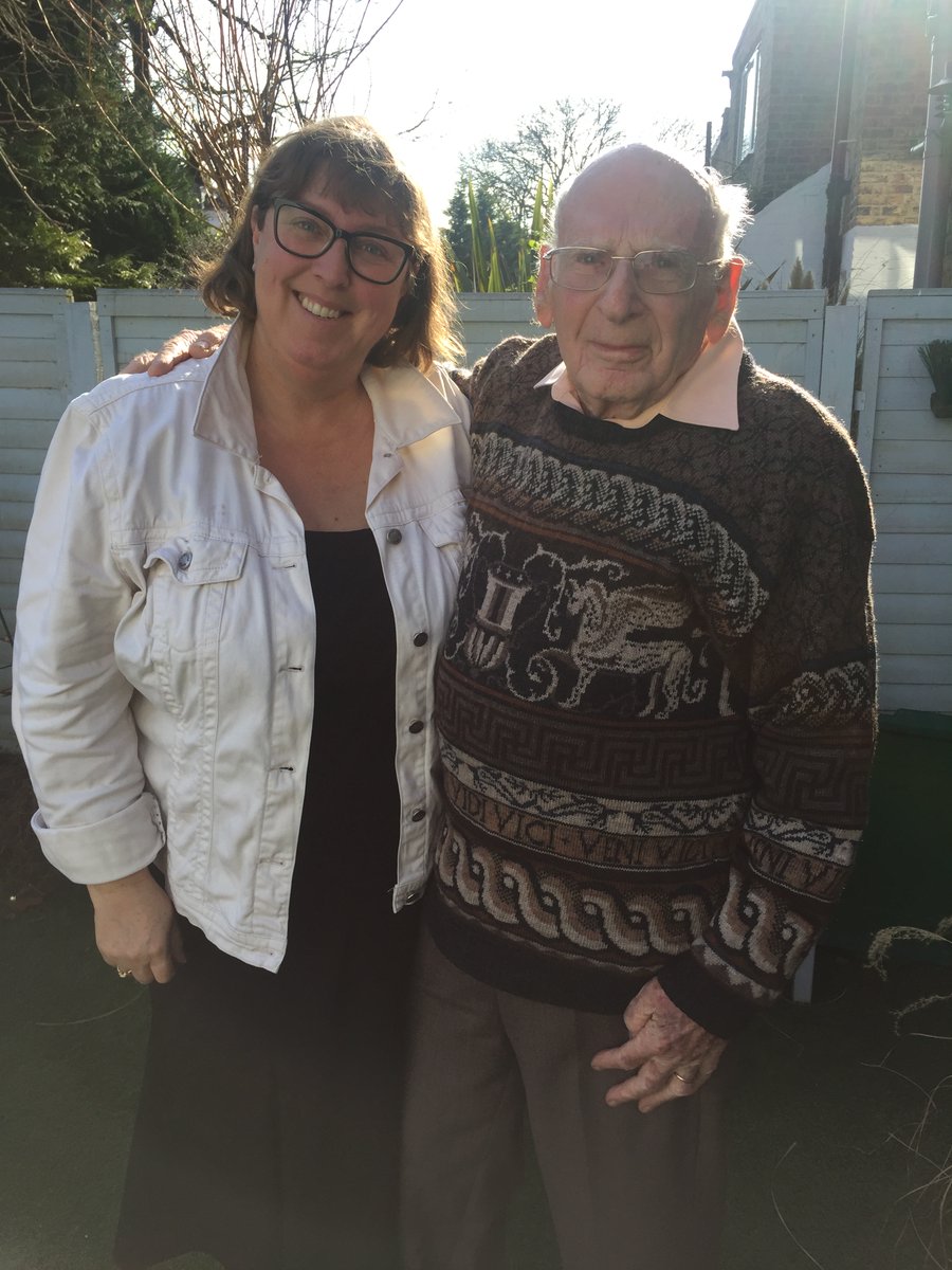 DrHelenFry's tweet photo. The journey in telling the story of the #SecretListeners has so many special moments, including Fritz Lustig who asked me: did we do anything that impacted on the war. And Eric Mark who referred to himself as "Helen's poster boy". I miss all the veterans I have interviewed https://t.co/arYg5gtlWa