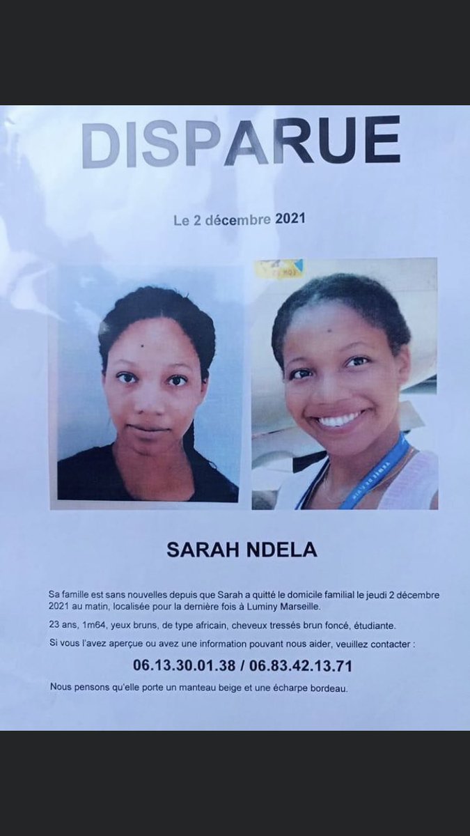 ohNanovic's tweet photo. Disparue Sur Marseille. J’ai pas beaucoup d’abonnés mais Faites tourner svp. https://t.co/nMFbHtp61A