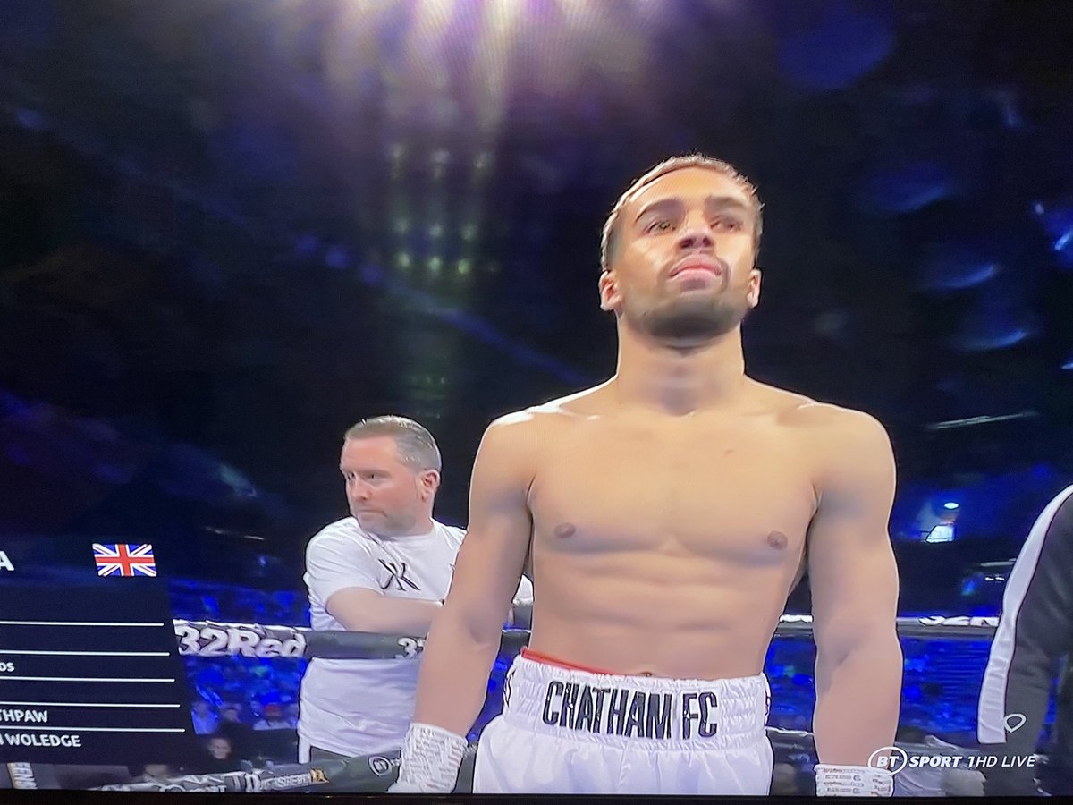 Good luck to one of our own Karol Ituama who is boxing live now on ⁦@btsport⁩ #ProudToBeChatham 🇾🇪