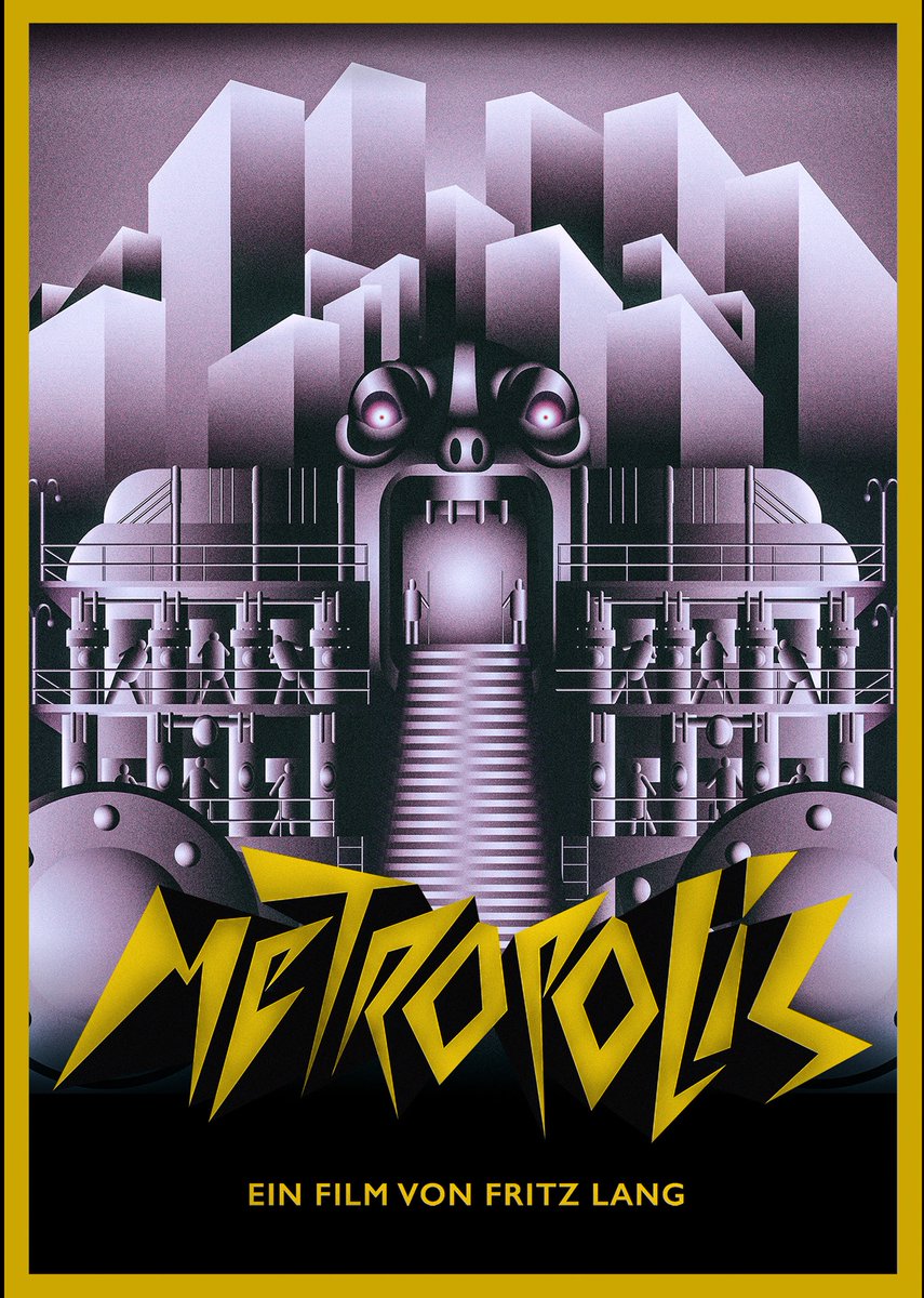Sunday drawback - Metropolis 1279 - Fritz Lang - movie posters part ONE: by La Boca <a href="/LaBocaDesign/">La Boca</a> Pietari Posti <a href="/studioposti/">Pietari Posti</a> Phantom City <a href="/PhantomCityCrtv/">PhantomCityCreative</a> and Daniel Vizuete

different styles, all amazing 📽️✨!