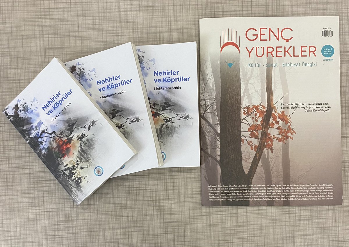 “Can dostum” diyerek beni onurlandıran kıymetli ağabeyim Muhterem ŞAHİN’in yeni çıkan kitabı  Nehirler ve Körüler ile taze fidanımız Genç Yürekler dergimiz kütüphanemizdeki yerlerini aldılar. Yüreği her daim Yayla Çiçeği gibi naif “Anadolu yiğidine” selam olsun…