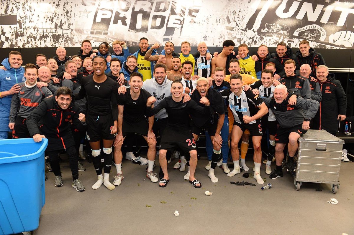 We are Newcastle!! ⚫️⚪️ #team