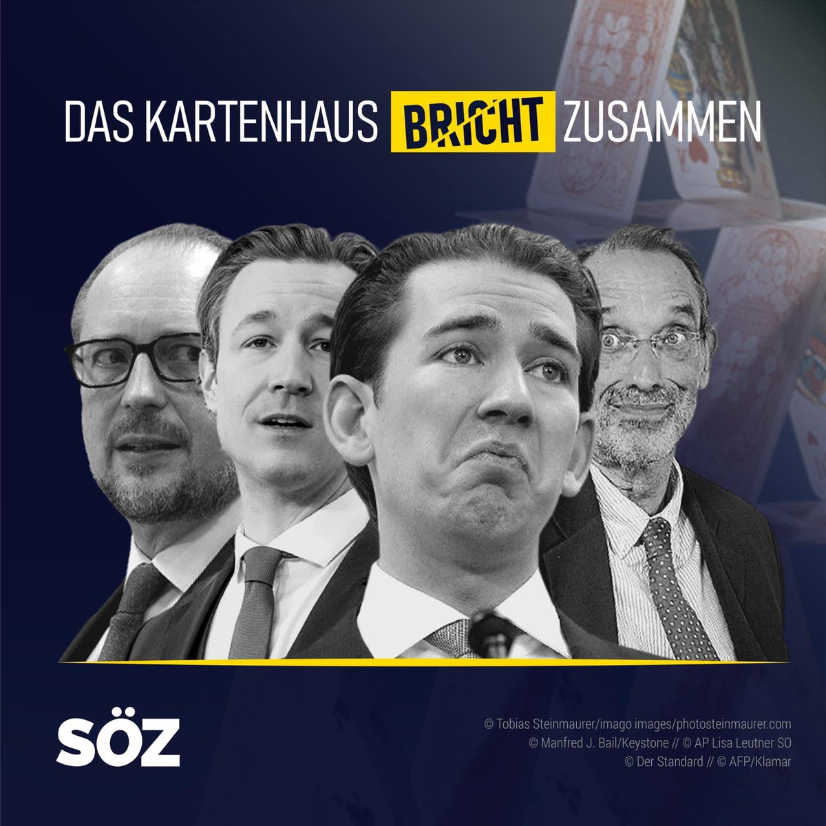 So gehen Sie dahin, die Ibizaner, Kinderwagenspazierer und Inseratenakrobaten. Keine Träne weinen wir euch nach. Viel Leid habt ihr verursacht und wir hoffen ihr bleibt ab sofort dort wo die Scheinwerfer nicht hinscheinen.

#babaundaufwiedersehen #kurzrücktritt