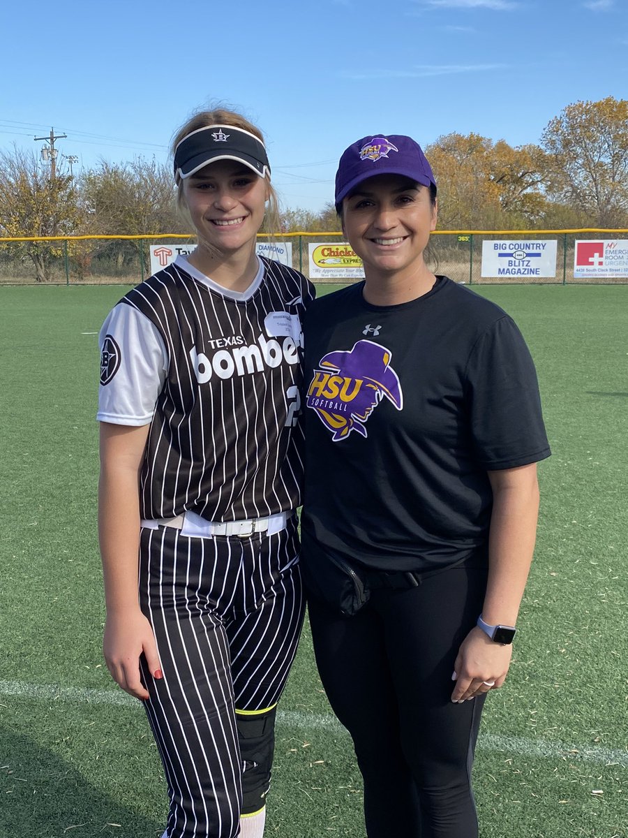Great day at HSU softball camp #princetongirls