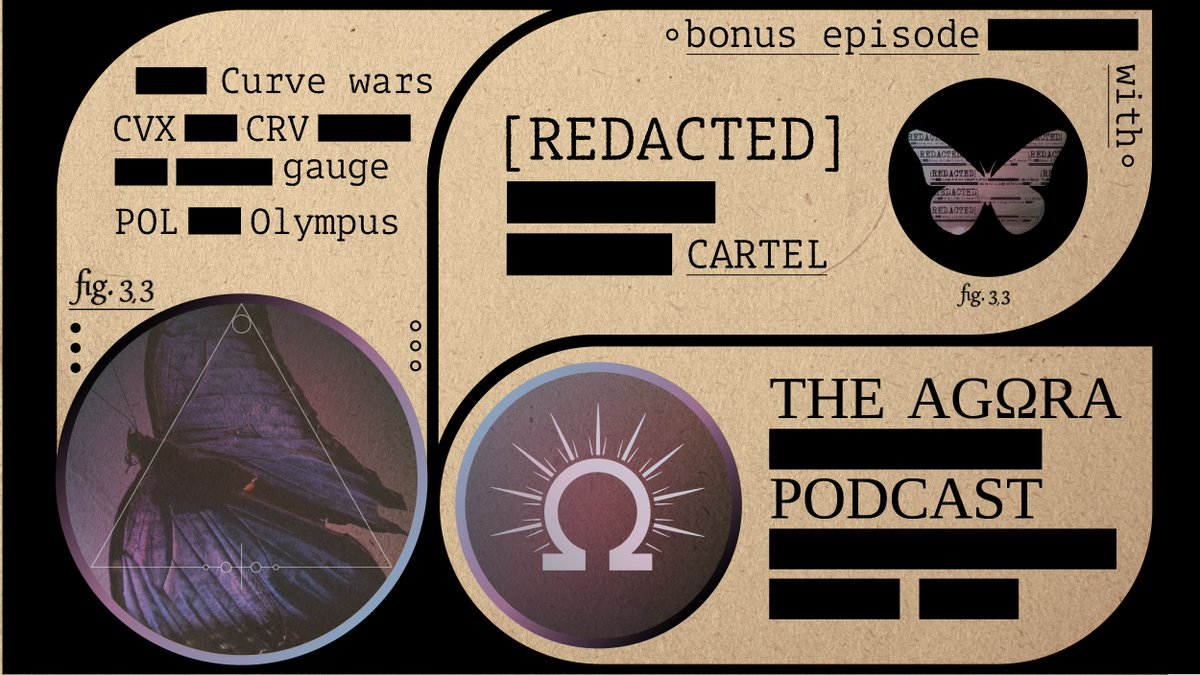 OlympusAgora's tweet photo. Ohmies! We have a very special bonus episode for you...

We were able to sneak inside the cartel and interview Sami from [redacted]

Curious what we talked about? 😏

Tune in below 👇:
https://t.co/lI7kEId9DW https://t.co/1K9hCFwgB1