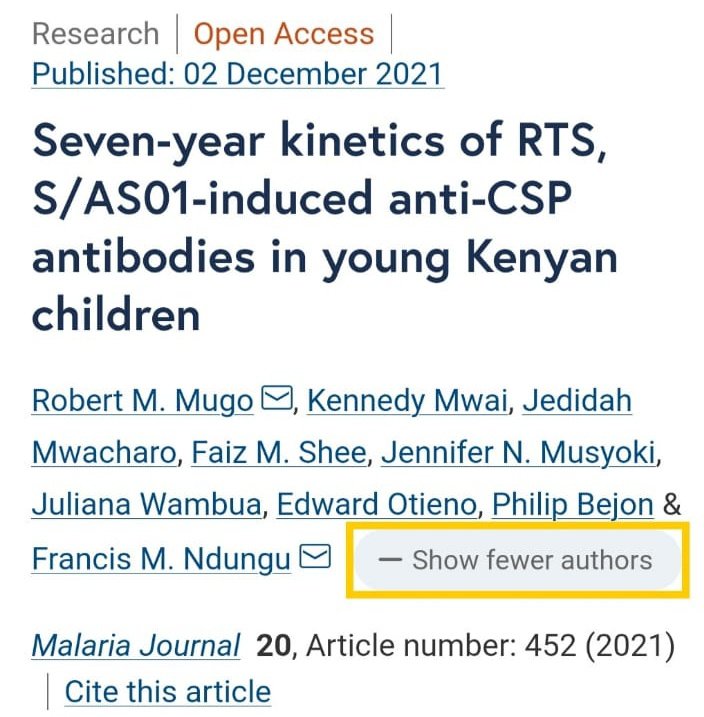 biggjoemcfavour's tweet photo. Encouraging findings regarding wider use of RTS, S malaria vaccine. Have a nice read at https://t.co/jkbsc6aATE. Congrats @robbymugo 🎊👏🏿 https://t.co/zNzUdfcGDH