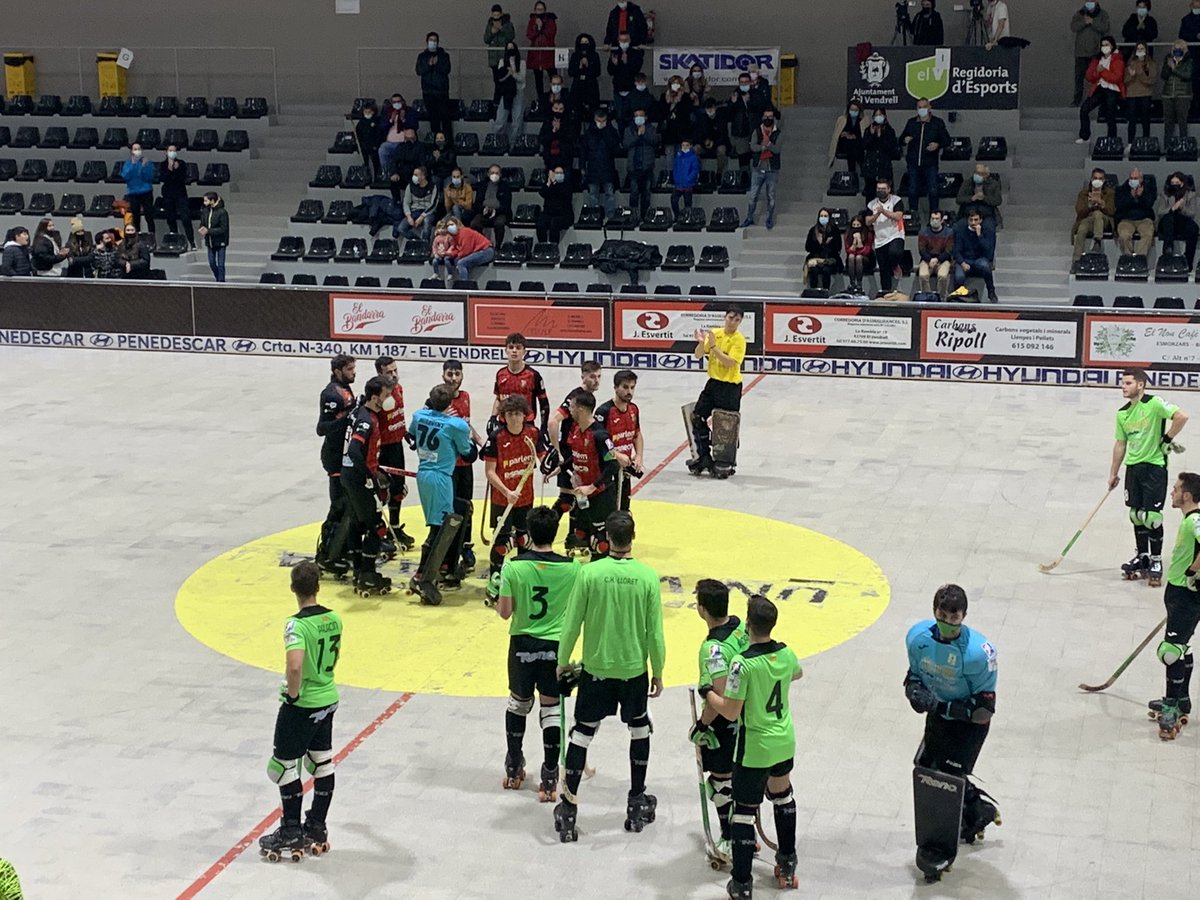 Final del Partit 

<a href="/okcevendrell/">Club d’Esports Vendrell</a> 5-5 <a href="/lloret/">Lloret de Mar</a>

Els gols del Vendrell

<a href="/_arnaaaau6/">•ARNAU•</a> ⚫️⚫️
<a href="/Lluisfer90/">Lluís Ferrer</a> ⚫️
<a href="/marcanelas5/">Marc Cañellas</a> ⚫️
@salvadobiel ⚫️