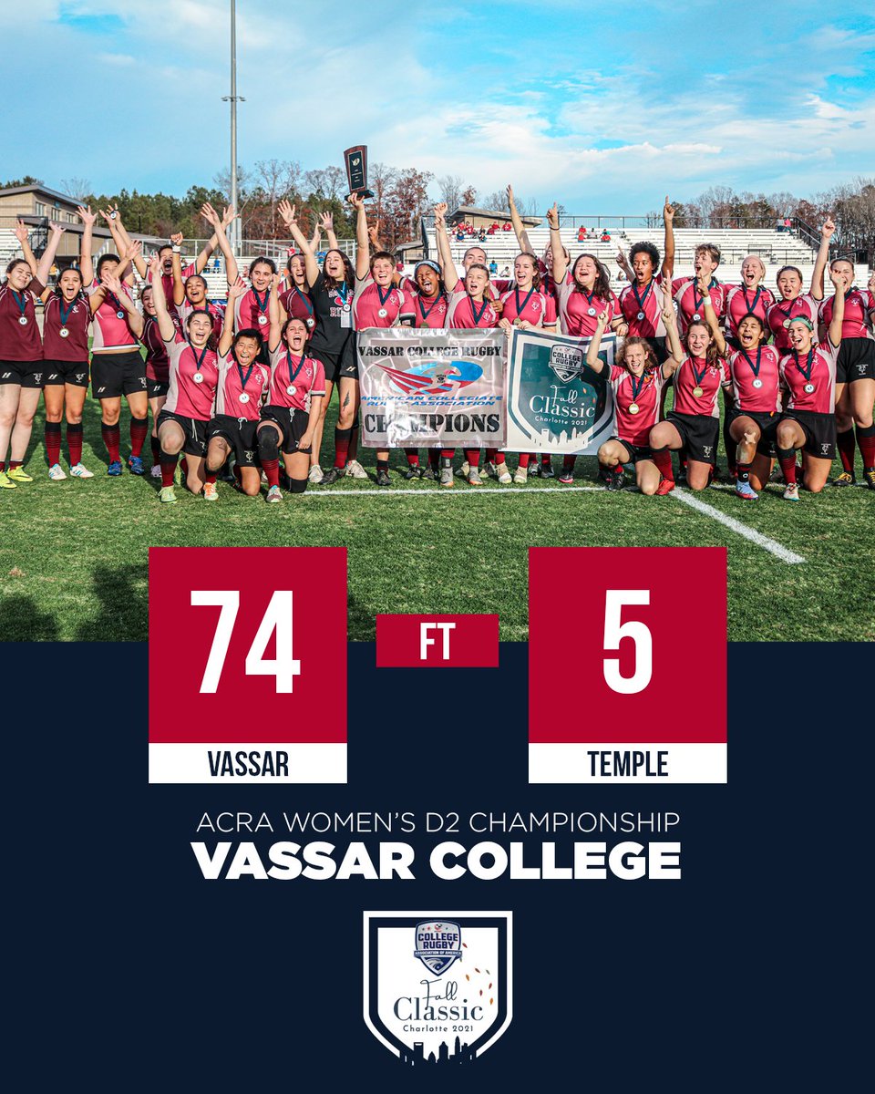 Dominant 👊 Congrats @VC_Rugby on a convincing championship victory.