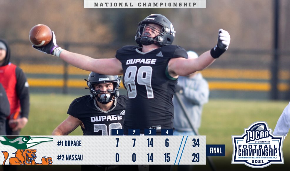The Chaparrals are 𝑵𝒂𝒕𝒊𝒐𝒏𝒂𝒍 𝑪𝒉𝒂𝒎𝒑𝒊𝒐𝒏𝒔!

#NJCAAFootball DIII Championship 🏆