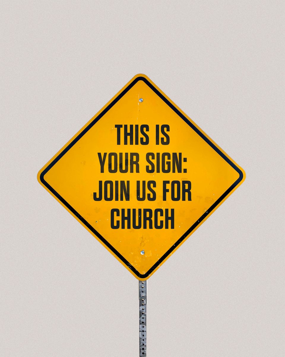 ⚠️ CHURCH IS TOMORROW ⚠️ Be sure to invite a friend and come worship with us!