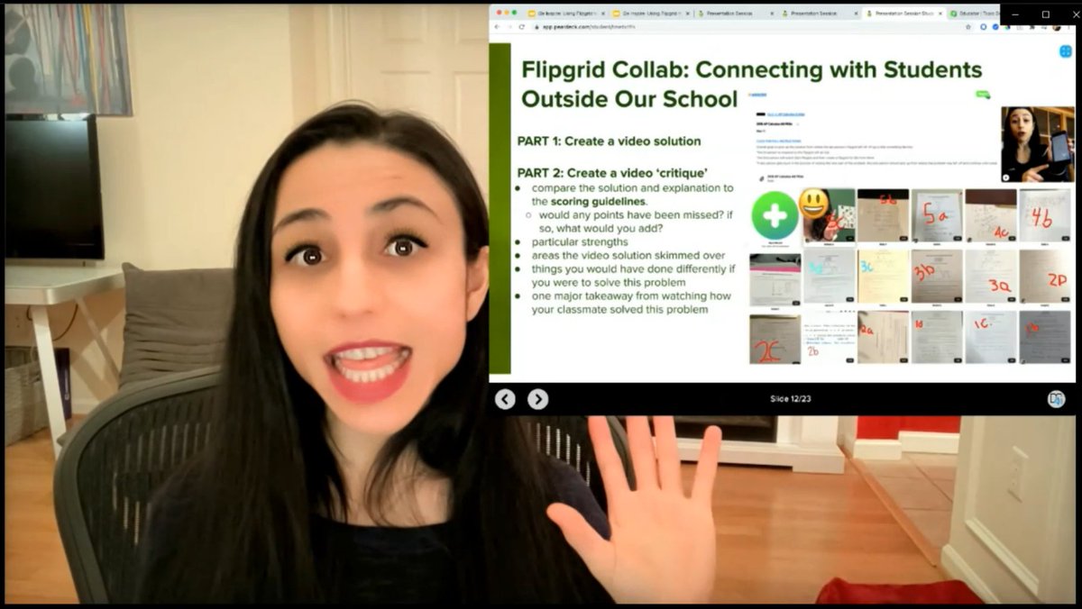 BeckyKeene's tweet photo. Honestly, one of my fav things @buddyxo talks about is collaboration between AP students in many schools: helping each other with test prep by video in @flipgrid! 💚 Let's get kids talking outside the boundaries of their immediate peer group! https://t.co/2dKo6UCLX5