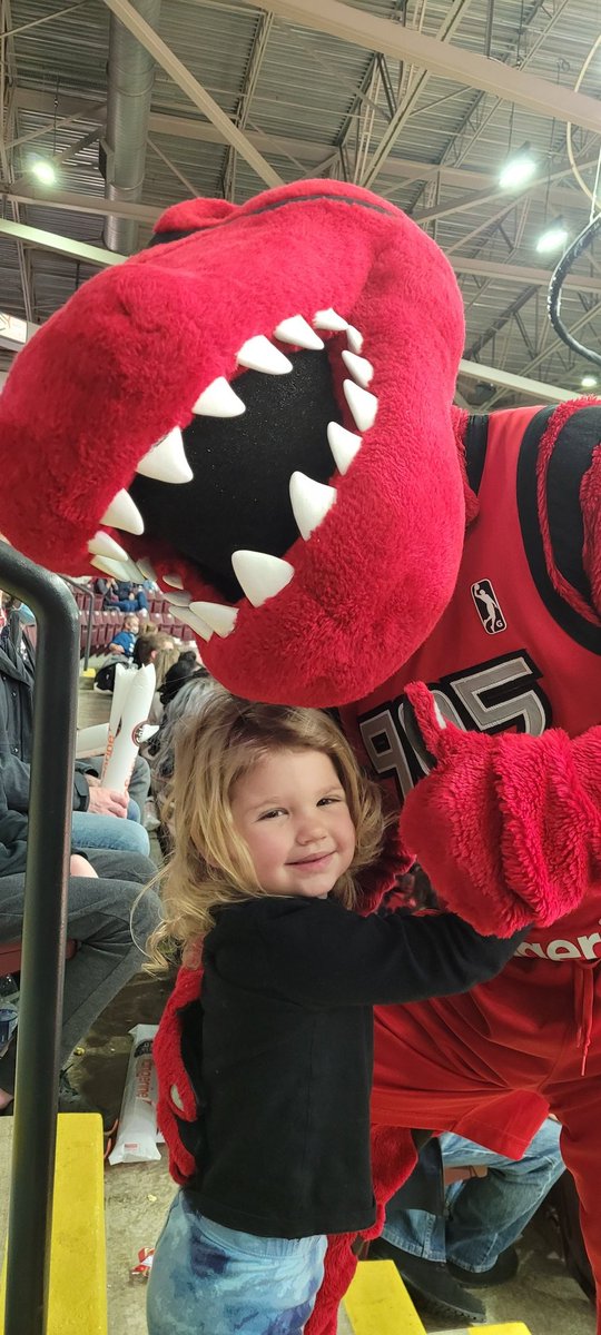 When you get a new best friend at a <a href="/Raptors905/">Raptors 905</a> game