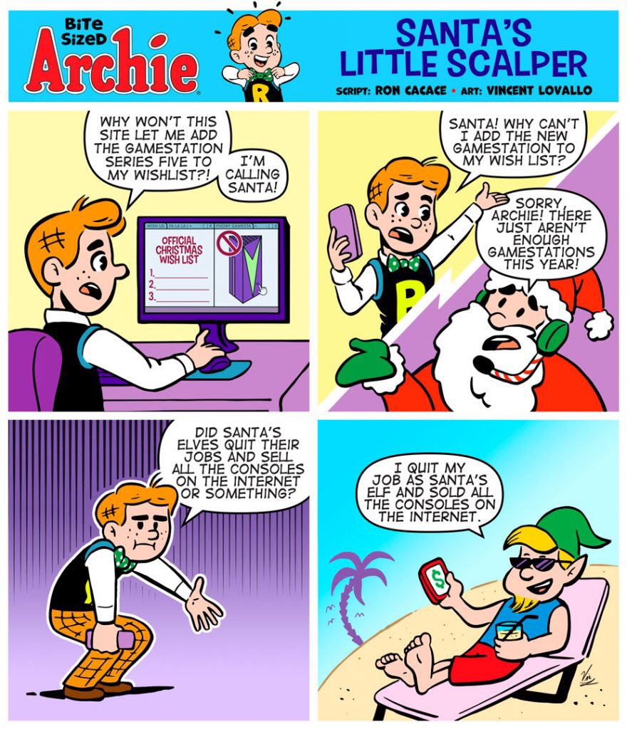 Also I loved that Jingles was featured in this #BiteSizedArchie comic from last year! ❤️🥰